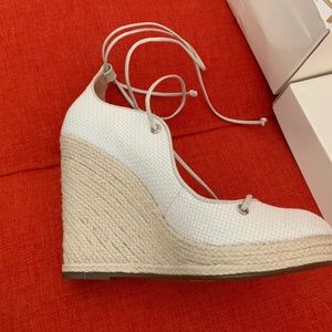 Brand New Schutz Shoes Lunna Branco Pearl